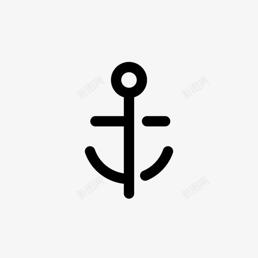 锚码头海洋图标svg_新图网 https://ixintu.com 大海 海洋 码头 船 锚