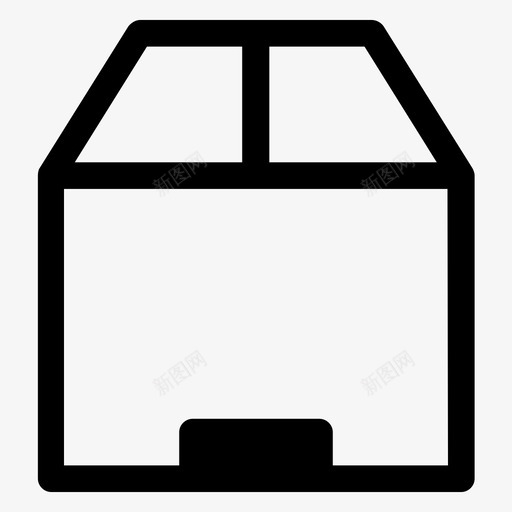 箱移动箱包装图标svg_新图网 https://ixintu.com 包装 移动箱 箱 装运
