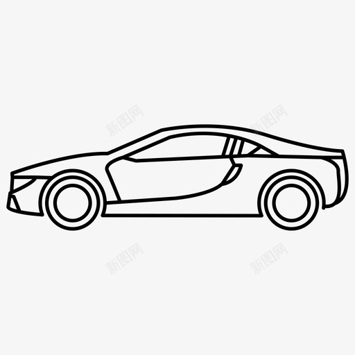 i8宝马汽车图标svg_新图网 https://ixintu.com i8 i8系列 宝马 汽车