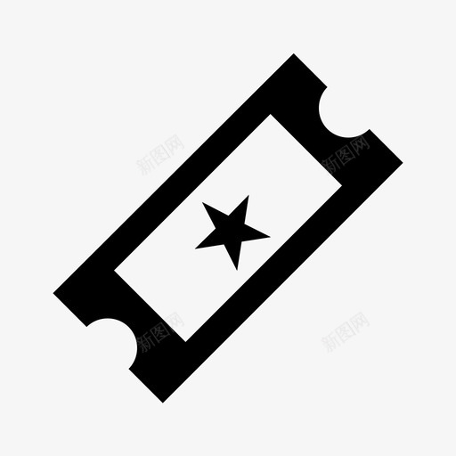 门票电影院音乐会图标svg_新图网 https://ixintu.com 代金券 教师 电影院 票证 门票 音乐会