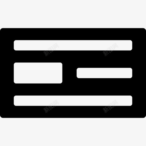 带线条界面管理用户界面的水平矩形图标svg_新图网 https://ixintu.com 带线条 界面 管理用户界面的水平矩形
