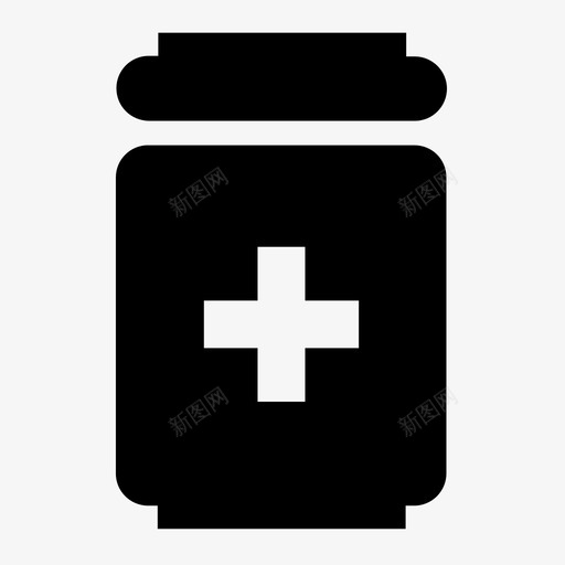 药箱健康医疗图标svg_新图网 https://ixintu.com 健康 医疗 药丸 药箱