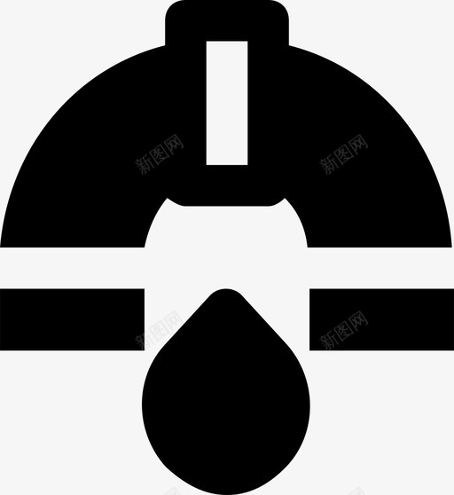 漏管流量水图标svg_新图网 https://ixintu.com 水 流量 漏管 粉碎管和水流md固体