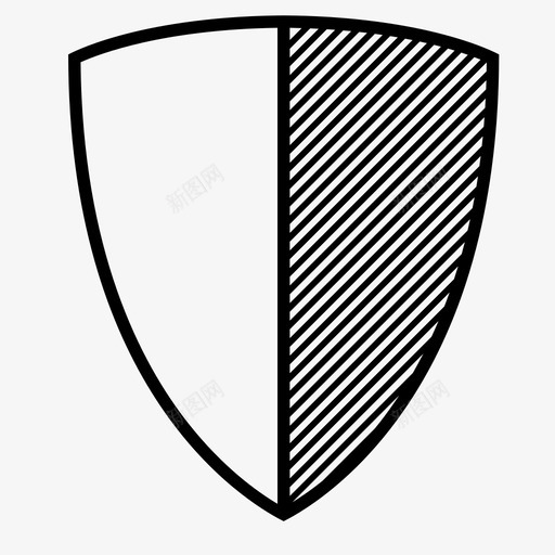 盾牌封锁防御图标svg_新图网 https://ixintu.com 保护 媒体 安全 封锁 盾牌 防御