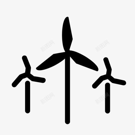 涡轮机风扇磨煤机图标svg_新图网 https://ixintu.com 工业油气动力固体 涡轮机 电力 磨煤机 风扇 风能