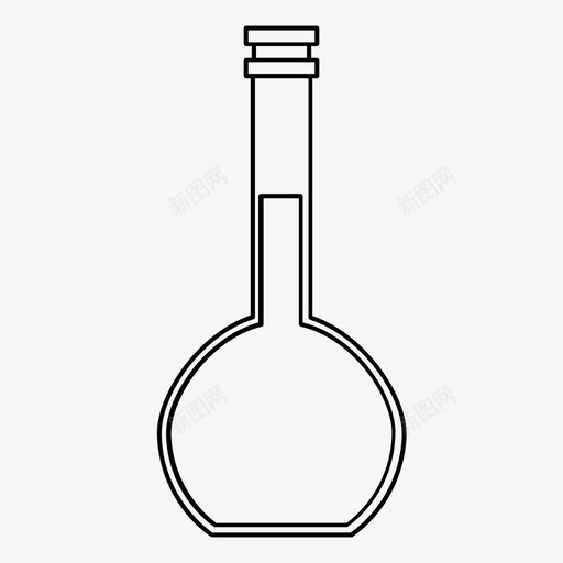 容量瓶化学玻璃器皿图标svg_新图网 https://ixintu.com 化学 实验室 容量瓶 玻璃器皿 研究