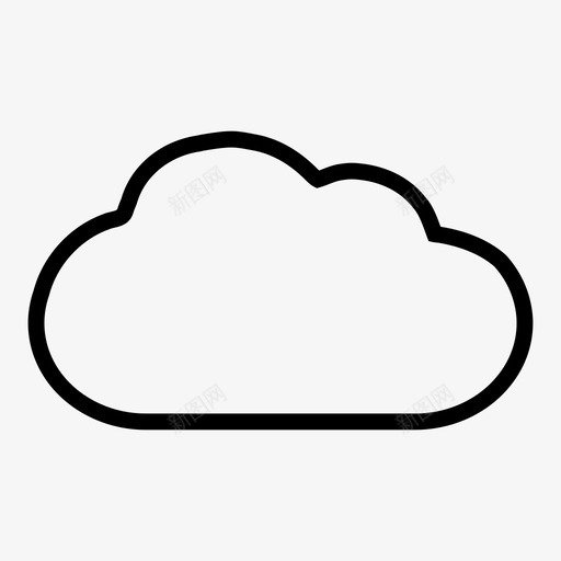 云图标svg_新图网 https://ixintu.com 云