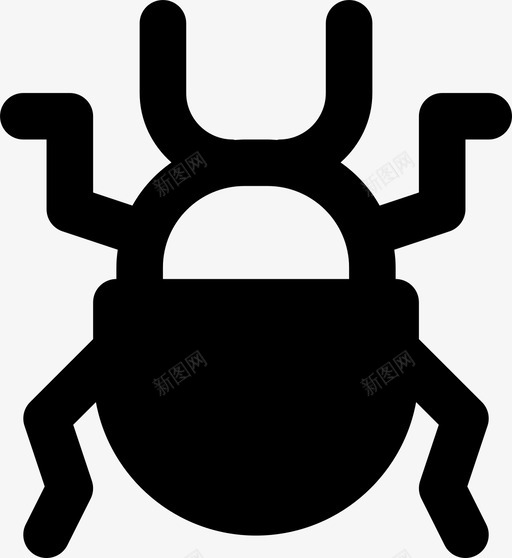粪甲虫虫昆虫图标svg_新图网 https://ixintu.com 昆虫 粉碎图标虫虫虫md固体 粪甲虫 自然 虫