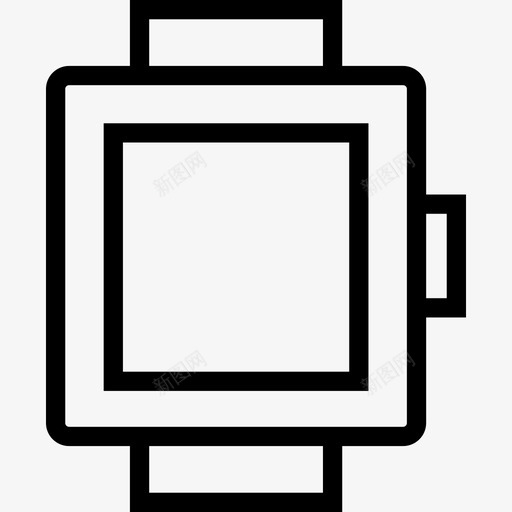 智能手表媒体手机图标svg_新图网 https://ixintu.com 媒体 手机 智能手表 网络线路