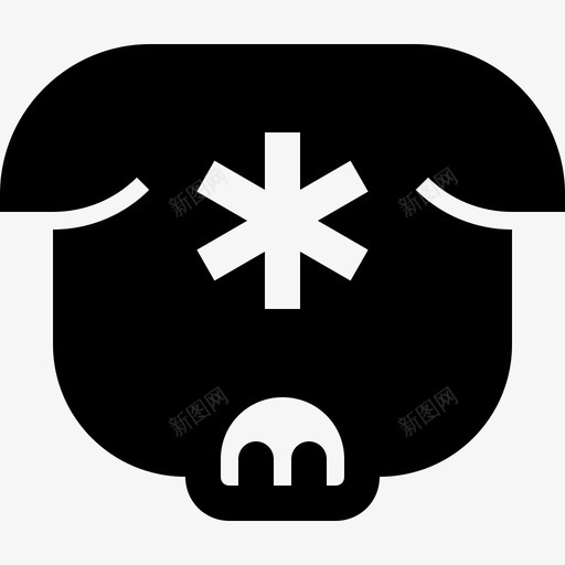 冷冻猪肉食品肉图标svg_新图网 https://ixintu.com 冷冻猪肉 固体食品 猪 肉 食品