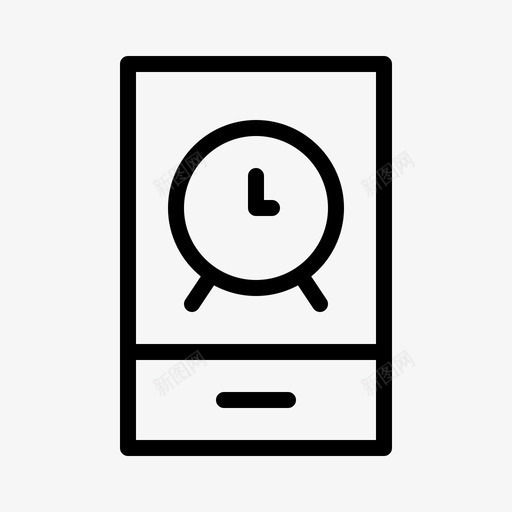 智能手机警报警报信号图标svg_新图网 https://ixintu.com 信号 智能手机警报 警报