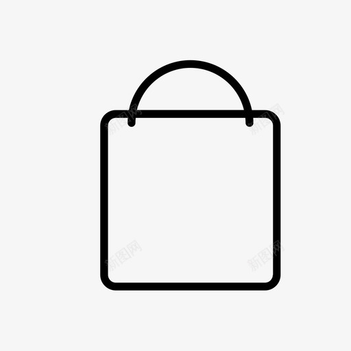 购物袋购买礼品图标svg_新图网 https://ixintu.com uxui 礼品 纸袋 购买 购物袋
