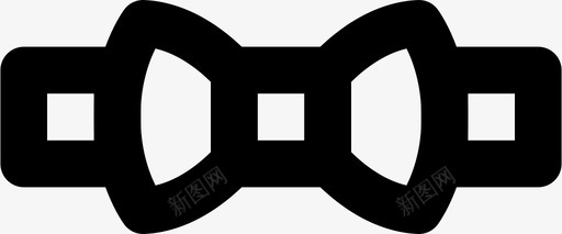 领结配饰时尚图标svg_新图网 https://ixintu.com smashicons男士配饰md大纲 时尚 男士 配饰 领结