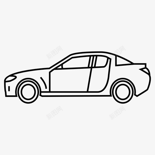 rx8汽车马自达图标svg_新图网 https://ixintu.com rx8 rx8系列 汽车 车辆 马自达