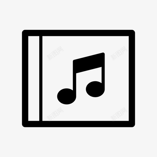 相册艺术家音频图标svg_新图网 https://ixintu.com 声音 相册 艺术家 音乐 音频 音频集