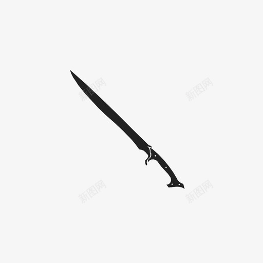 刀剑武器图标svg_新图网 https://ixintu.com 刀 剑 武器