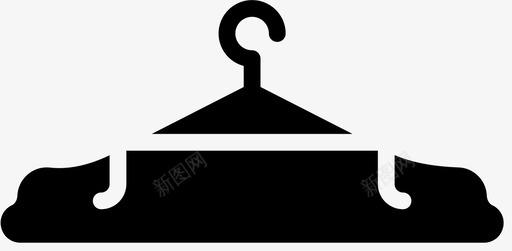 衣架配件时尚图标svg_新图网 https://ixintu.com 女装 时尚 时尚女装 衣架 配件