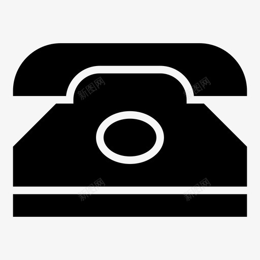 电话手机房子图标svg_新图网 https://ixintu.com 家里的电话 房子 手机 电话