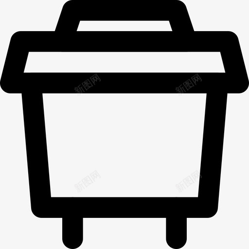 垃圾桶垃圾箱生态图标svg_新图网 https://ixintu.com 史玛西生态md大纲 垃圾桶 垃圾箱 循环利用 生态 自然