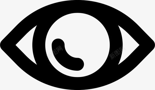 人眼视图视觉图标svg_新图网 https://ixintu.com 人眼 人眼md轮廓 视图 视觉