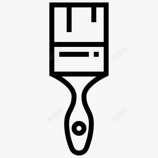 油漆刷可调施工图标svg_新图网 https://ixintu.com 可调 工具 施工 施工工具 油漆刷 设备
