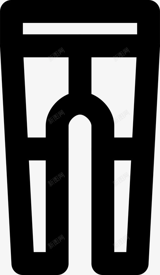 运动裤衣服时尚图标svg_新图网 https://ixintu.com 时尚 男人 男人衣服md大纲 衣服 运动裤
