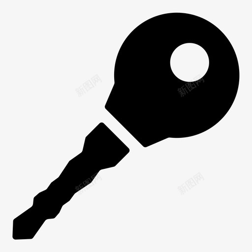 钥匙车钥匙锁图标svg_新图网 https://ixintu.com 保安 车钥匙 钥匙 锁