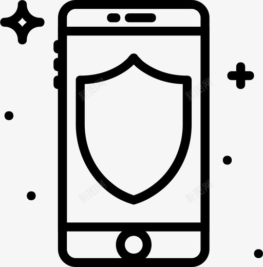 手机安全通讯功能图标svg_新图网 https://ixintu.com smashicons手机功能概述 功能 手机 手机安全 通讯