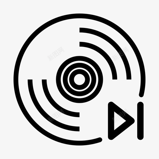 下一张光盘cd数据图标svg_新图网 https://ixintu.com cd 下一张光盘 光盘卷1 存储 数据 转发