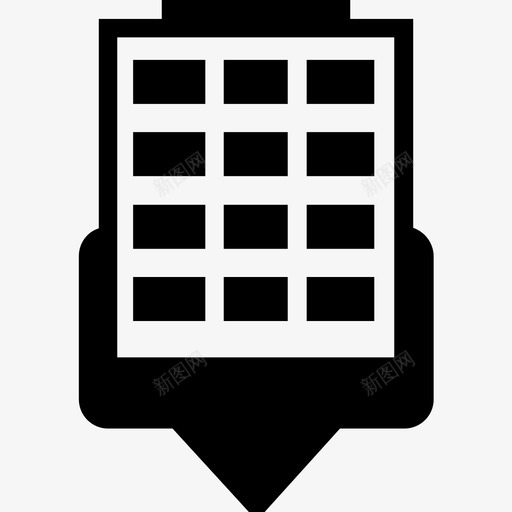 办公地址建筑物位置图标svg_新图网 https://ixintu.com 位置 办公地址 办公室联系人 地图密码 建筑物