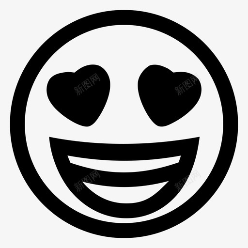 快乐的脸化身表情符号图标svg_新图网 https://ixintu.com 化身 微笑 快乐的脸 美丽的微笑 表情符号