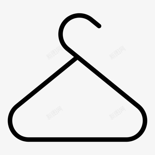 衣架寄存处衣帽间图标svg_新图网 https://ixintu.com 寄存处 建筑标志轮廓 衣帽间 衣架 衣柜