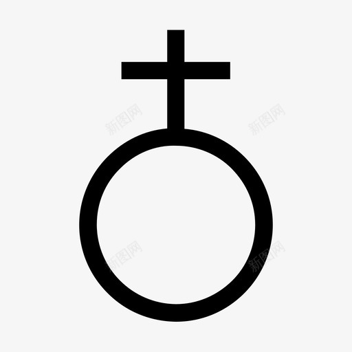 女性性别象征性别图标svg_新图网 https://ixintu.com 女性 性别 性别象征