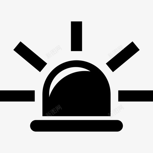 信号灯警报紧急情况图标svg_新图网 https://ixintu.com 信号灯 帮助 指示灯 紧急情况 警报
