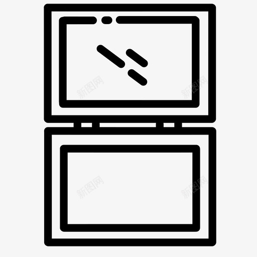 紧致腮红化妆品图标svg_新图网 https://ixintu.com 化妆品 粉底 紧致 美容精华v2 腮红 调色板
