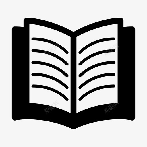 书籍文章封面图标svg_新图网 https://ixintu.com 书房 书籍 图书馆 封面 教育 文章