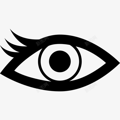 眼看图标svg_新图网 https://ixintu.com 看 眼