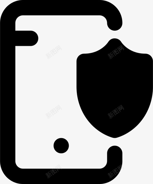 手机安全报警通讯图标svg_新图网 https://ixintu.com smashicons手机功能mdsolid 功能 手机 手机安全 报警 通讯