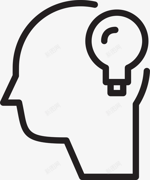 思教头图标svg_新图网 https://ixintu.com 头 学 思 教