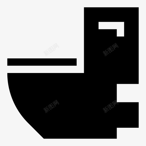 卫生间浴室厕所图标svg_新图网 https://ixintu.com 卫生间 厕所 浴室