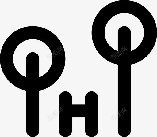 公园建筑城市图标svg_新图网 https://ixintu.com smashicons城市景观md大纲 公园 城市 城市景观 建筑