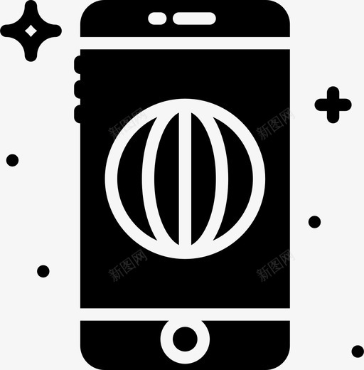 万维网功能移动图标svg_新图网 https://ixintu.com smashicons移动功能固体 万维网 功能 移动