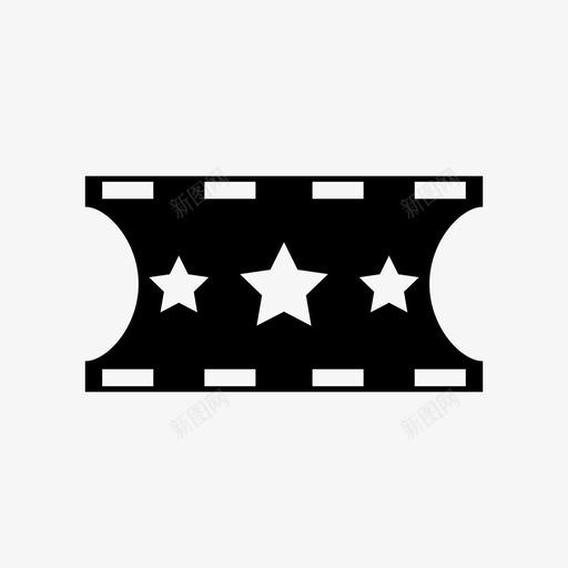 电影票电影院明星图标svg_新图网 https://ixintu.com 明星 电影票 电影院