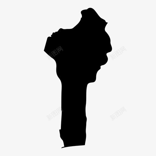 贝宁地理几内亚湾图标svg_新图网 https://ixintu.com 几内亚湾 地图 地理 波尔图 西非 贝宁 贝宁地图