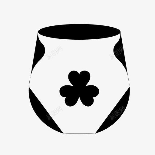 一锅三叶草爱尔兰圣帕特里克图标svg_新图网 https://ixintu.com 一锅三叶草 圣帕特里克 圣帕特里克日 爱尔兰