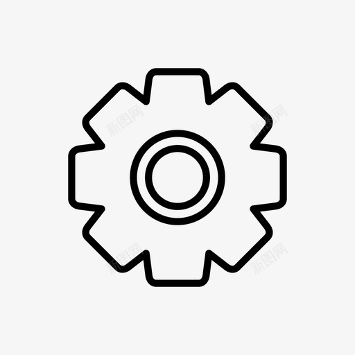 齿轮更多选项偏好图标svg_新图网 https://ixintu.com 偏好 更多选项 设置 齿轮
