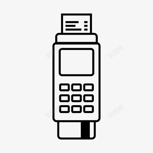 信用卡机借记卡在线图标svg_新图网 https://ixintu.com 交易 信用卡机 借记卡 在线 支付