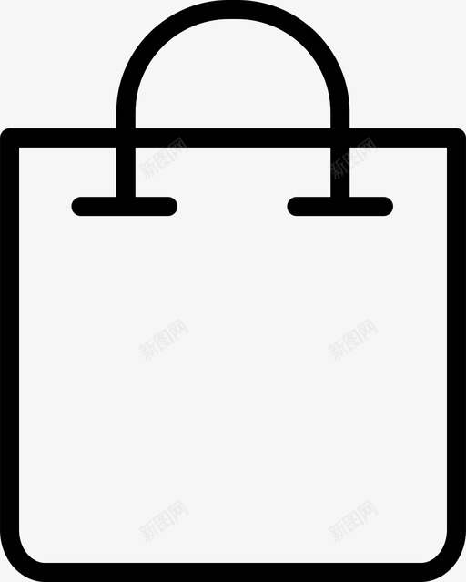 购物袋电子商务商店图标svg_新图网 https://ixintu.com 商店 电子商务 购物袋
