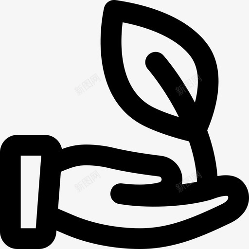 环保生态环境图标svg_新图网 https://ixintu.com 保护 切割一组可爱的线条图标 树叶 植物 环保 环境 生态 非常适合用户界面和基于24x24像素网格的功能图形 风格独特