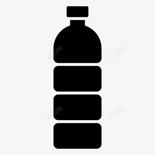 塑料瓶饮料废物图标svg_新图网 https://ixintu.com 塑料瓶 工业 废物 水 饮料